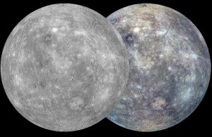 Mercury composite imaages from Messenger