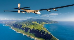 Solar Impulse composite photo over Hawaii