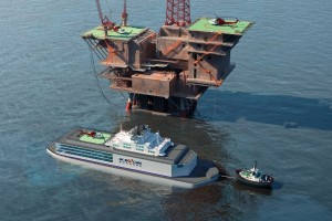 China Floating NPP at oil platform