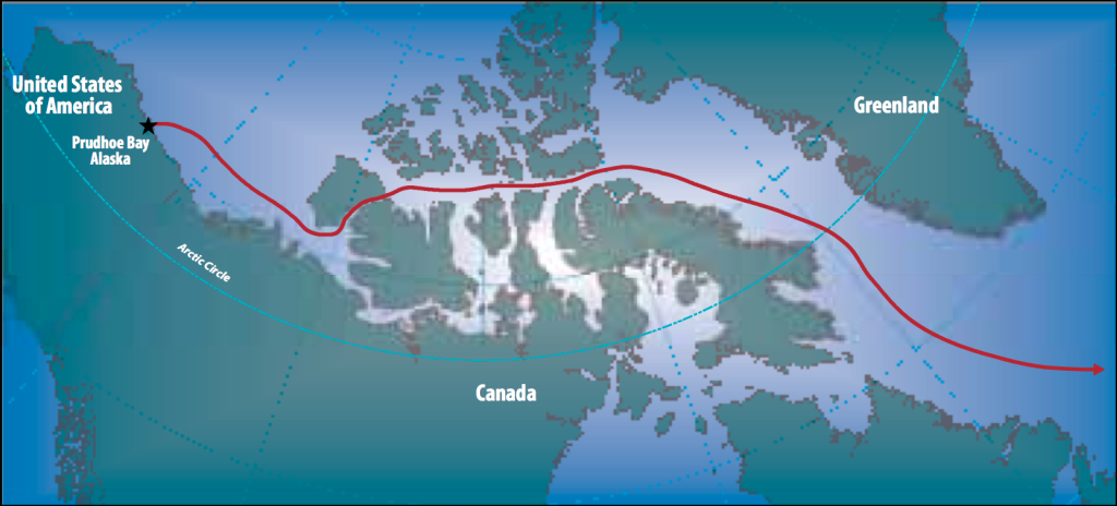 Cruise Liner Crystal Serenity is Navigating the Northwest Passage Now ...