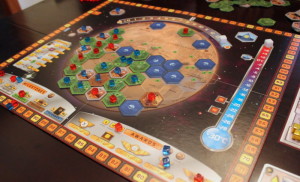 Terraforming Mars gameboard