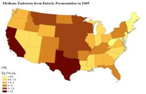 State sources of methane