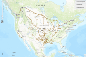 Crude oil pipelines