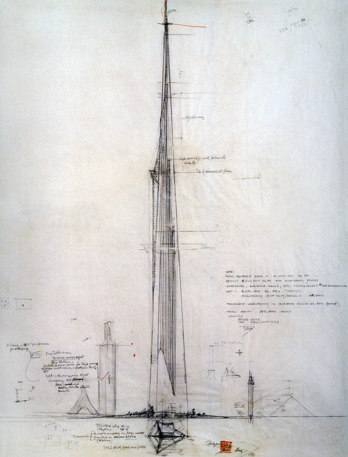 Frank Lloyd Wright Mile High Tower