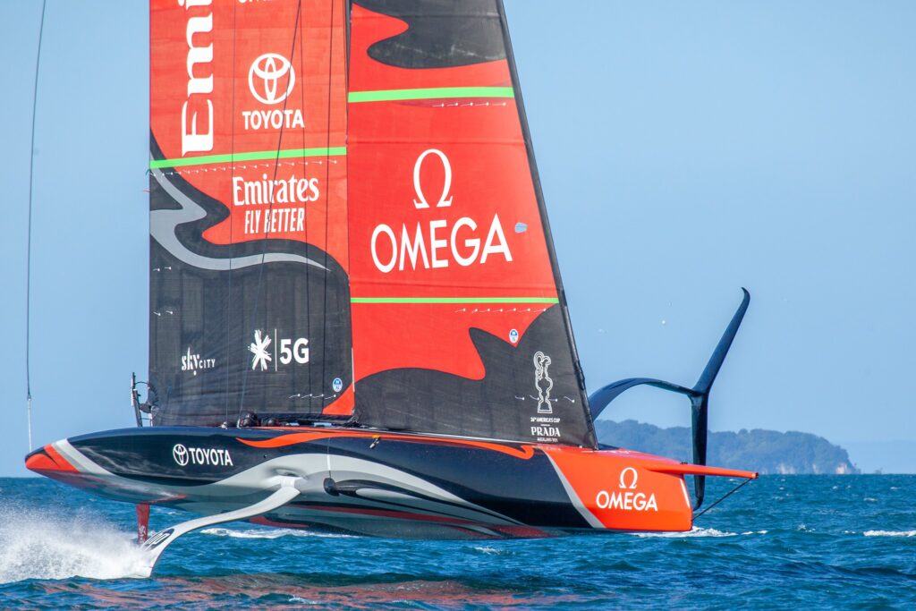 foiling monohull yacht