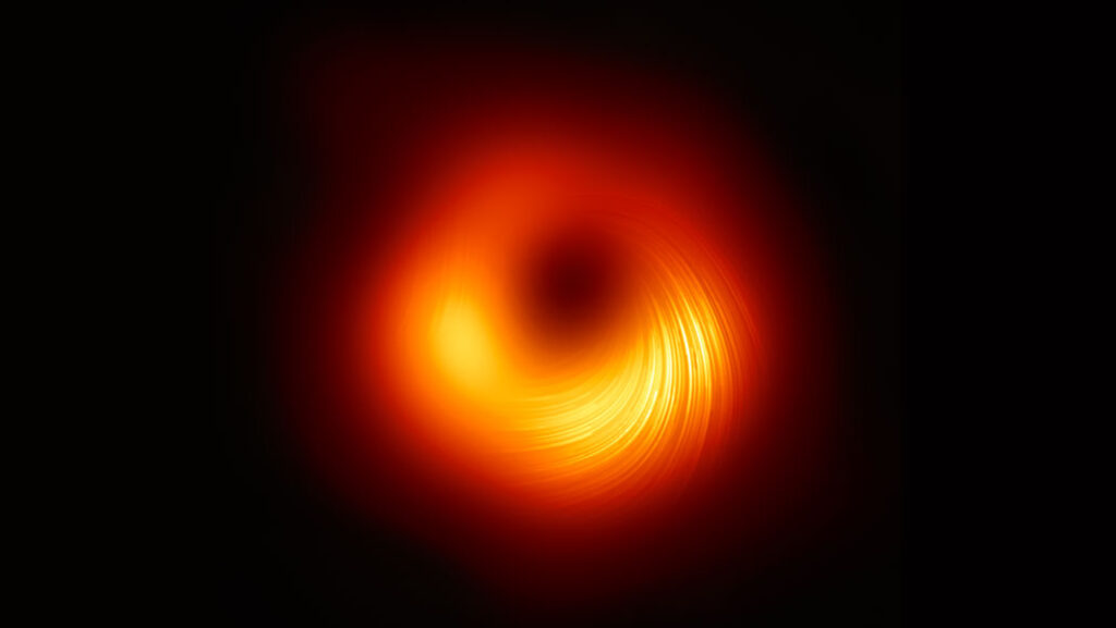 Astronomers reveal first image of the black hole at the heart of